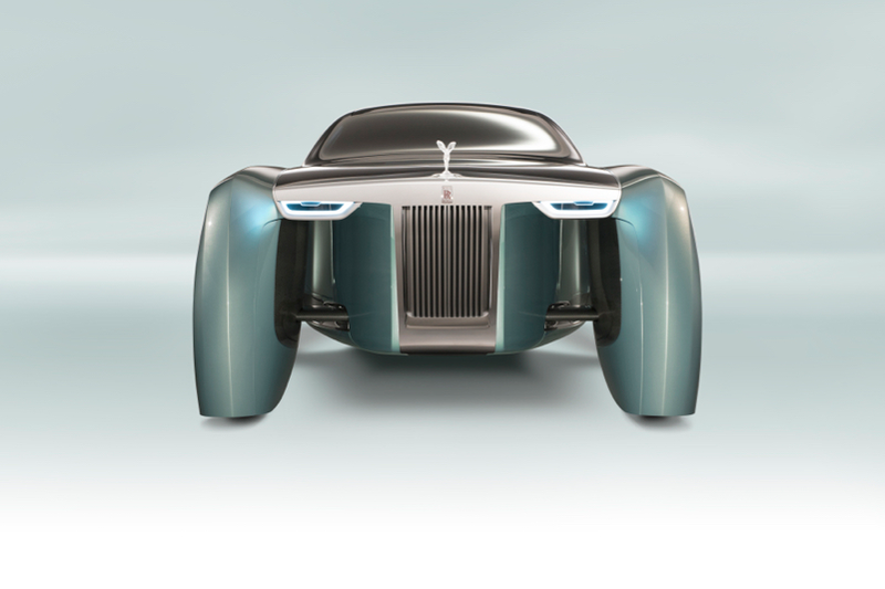 Illustration for article titled The Rolls-Royce 103EX Is A Bizarre Retro Gaze Into A Square-Wheeled Future